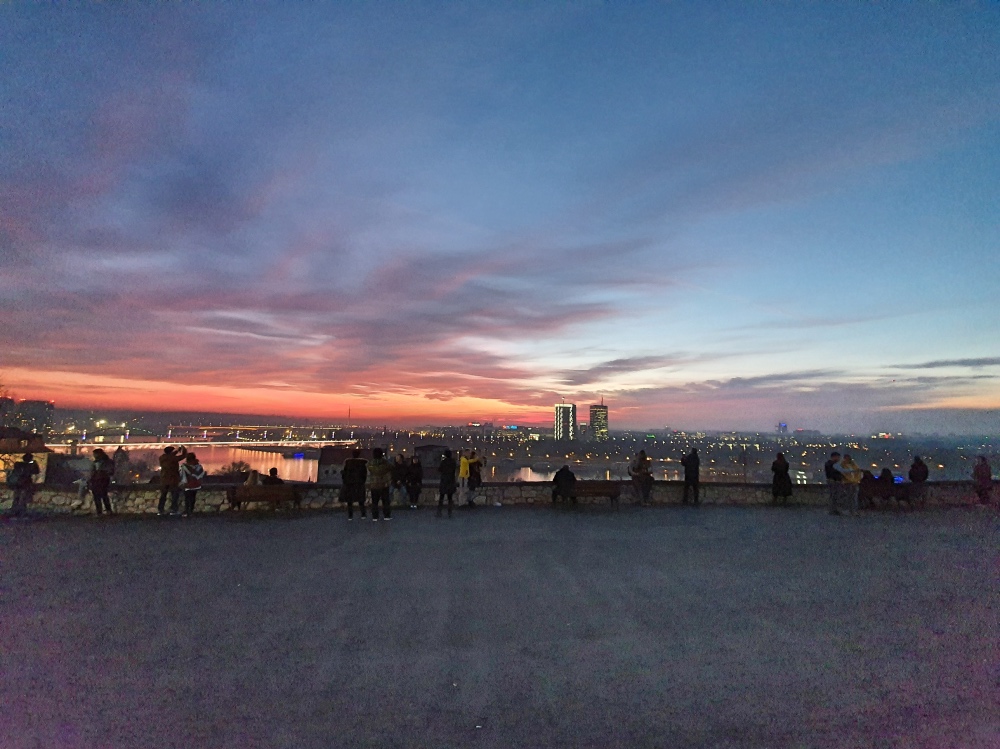 Promenada i pogled sa Beogradske tvrđave