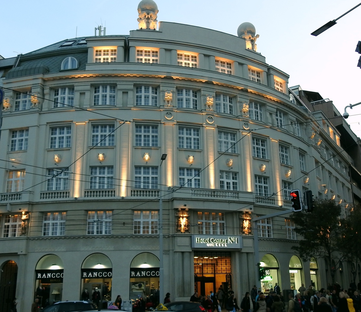 Palace of the Old Yugoslav Bank, now Hotel Centar No. 1