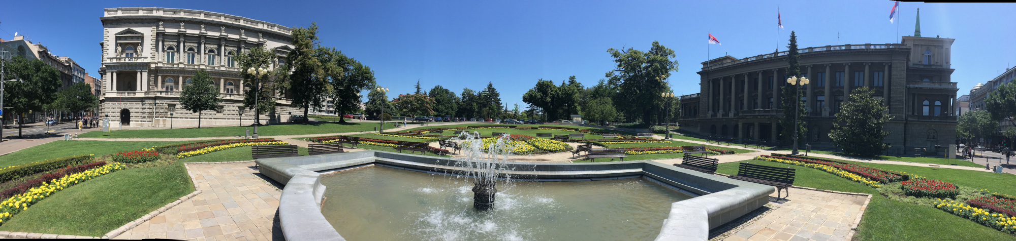 Panoramic view of Royal Garden