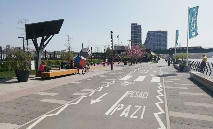 Belgrade Waterfront promenade