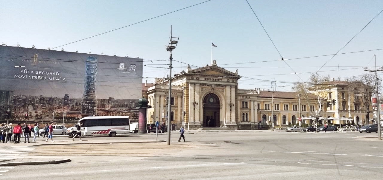 Stara zgrada Glavne Železničke stanice, na starom Savskom trgu
