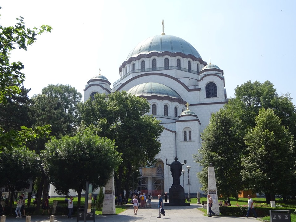 Church of St. Sava and monument to St. Sava