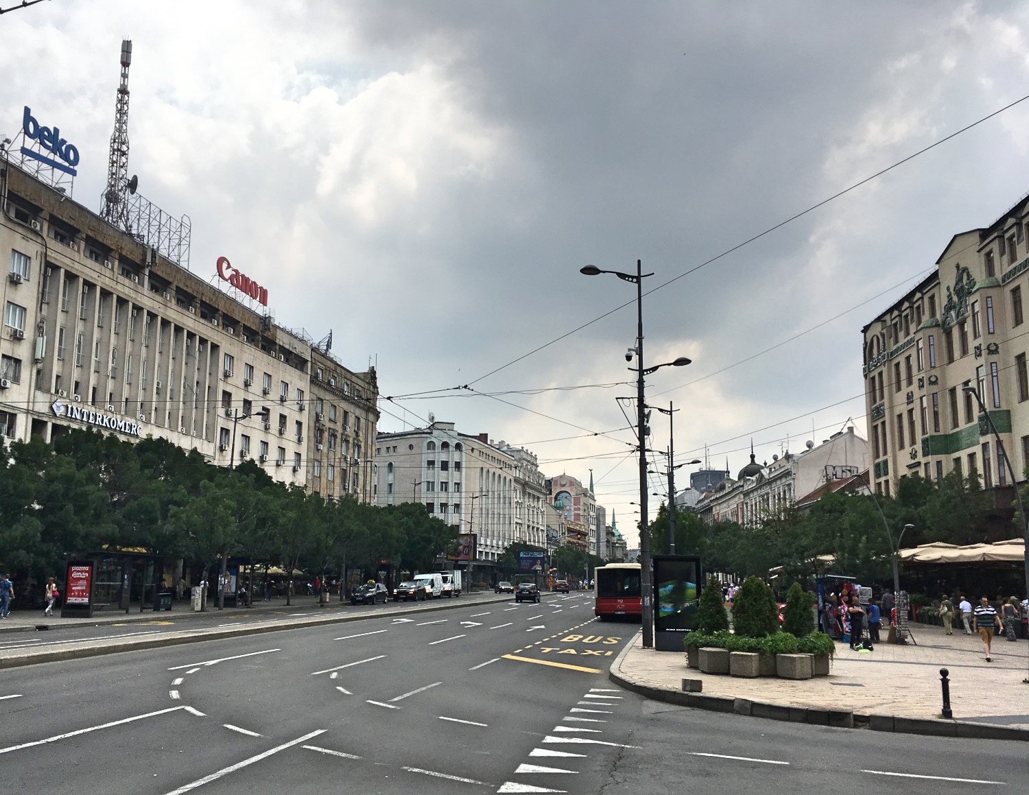 A view on Terazije street