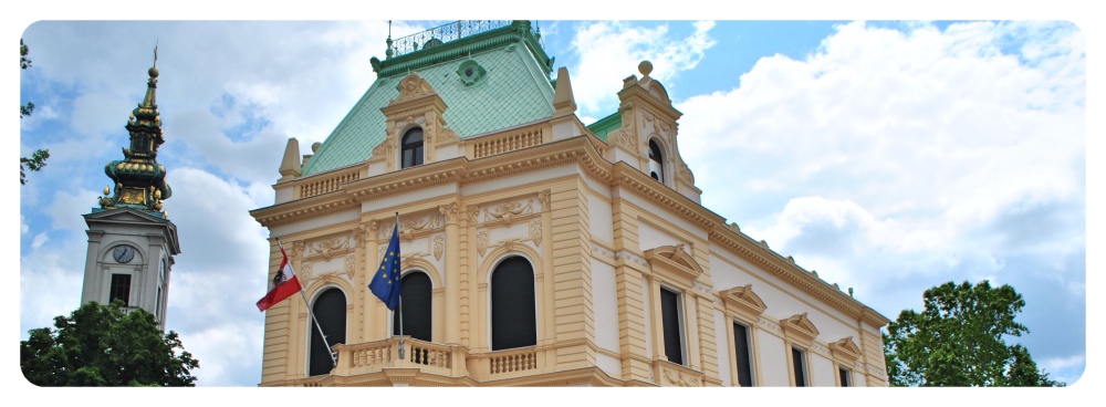 A View on Krsmanović House and Cathedral Church of St. Michael tower bell