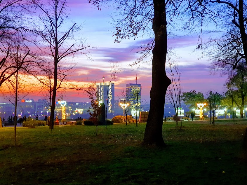 A view on Ušće Towers