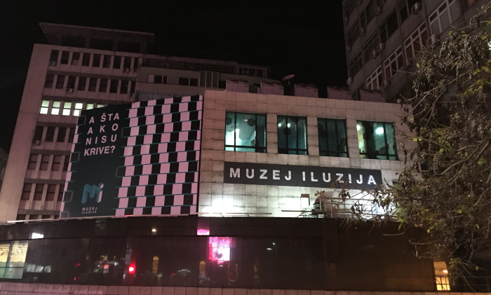 Museum of Illusions above Terazije Tunnel