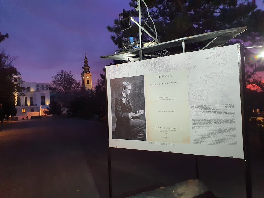 Exhibition of photos at the promenade