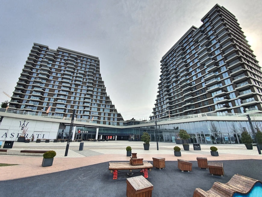 Two towers at Belgrade Waterfront