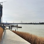 Belgrade Tower and Ada Bridge in the distance